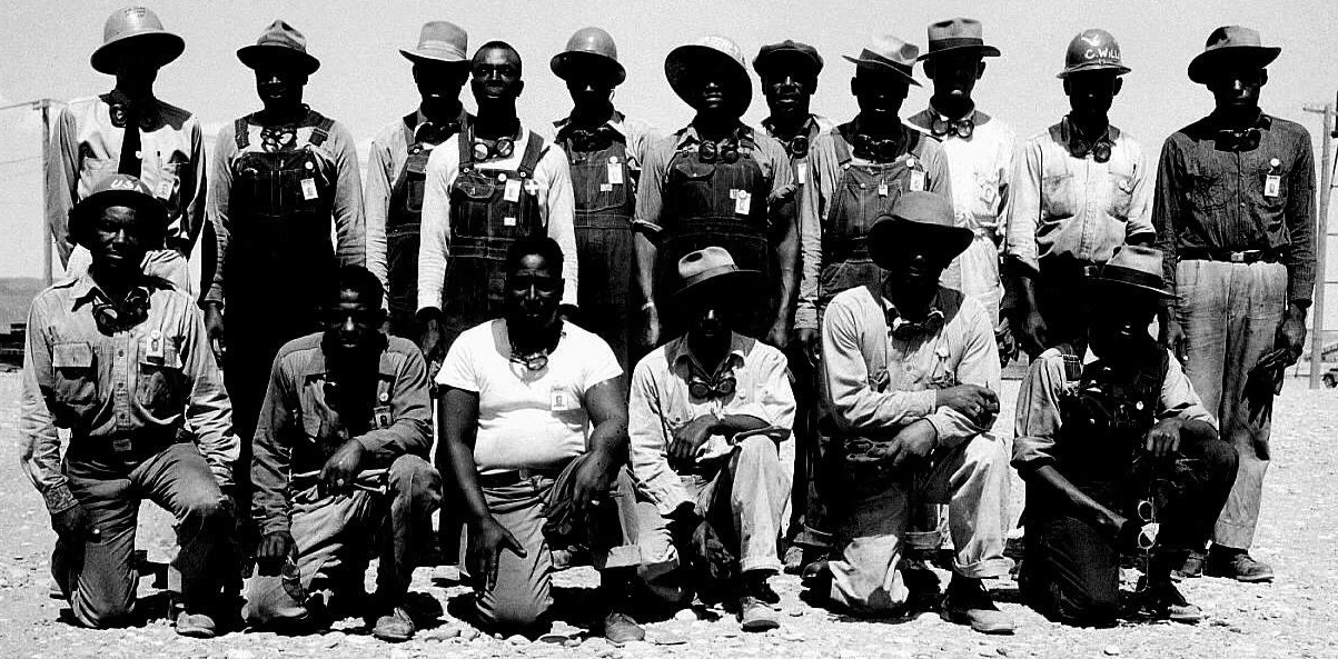 African-American construction workers at Hanford